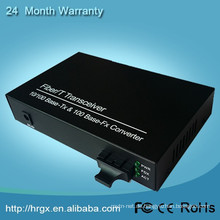 Überwachung Sicherheit Video und Audio Konverter 10 / 100M Auto-Negotiation Ethernet Glasfaser-Medienkonverter